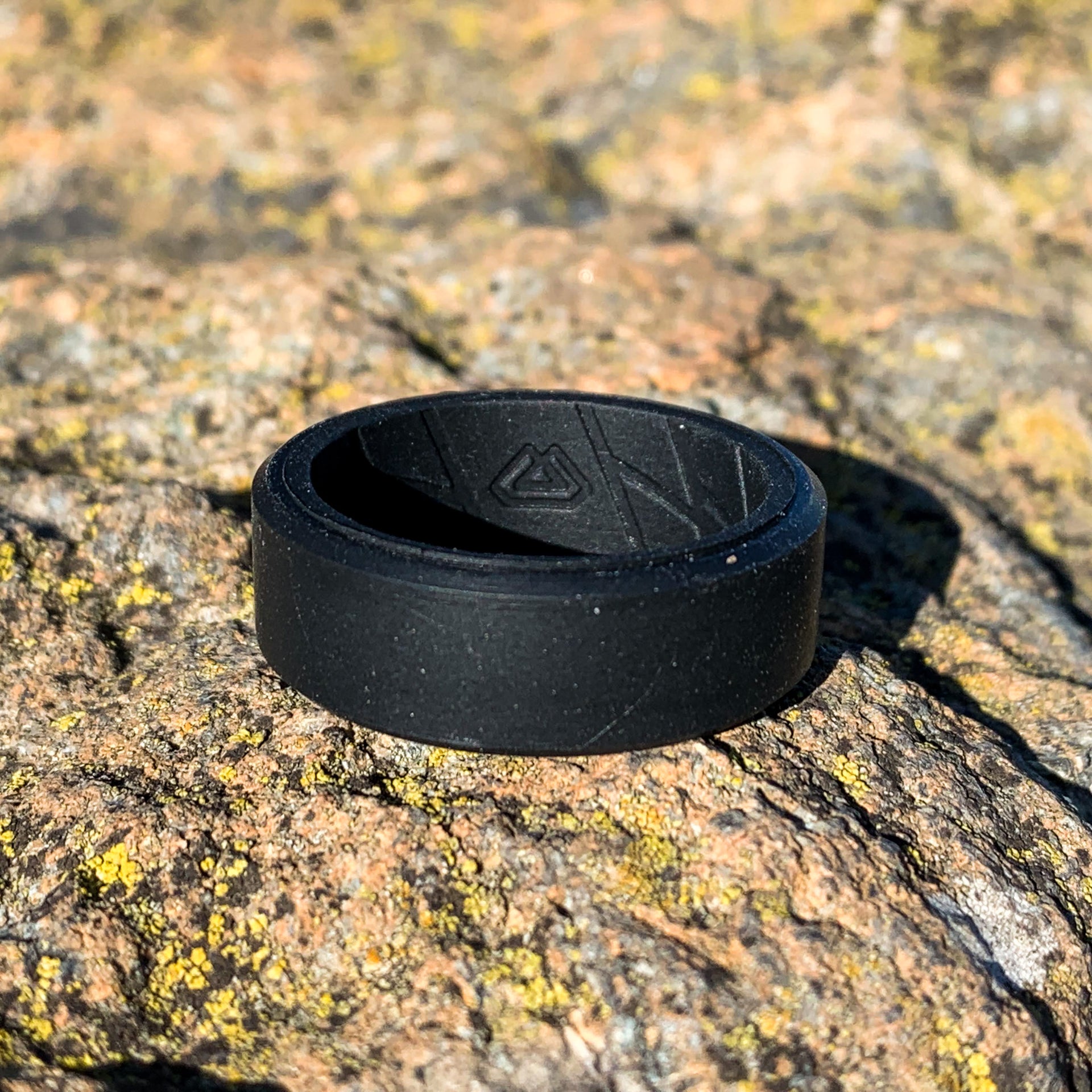 Black Silicone Bevelled Edge Ring